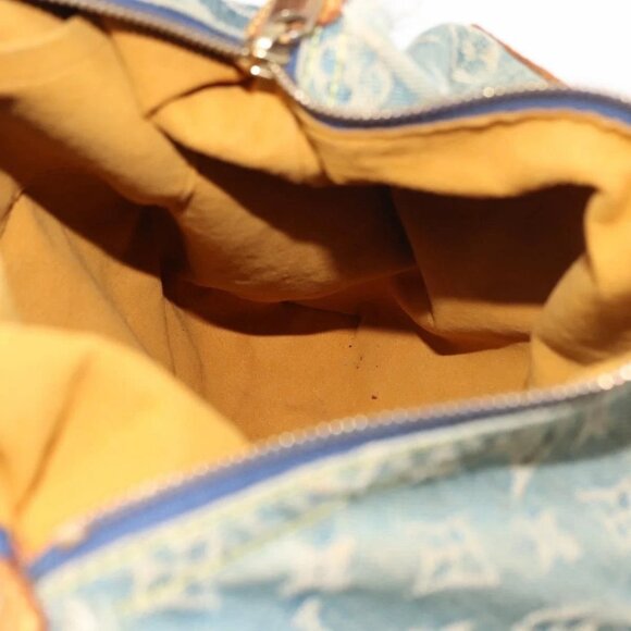 LOUIS VUITTON Monogram Denim Buggy GM Shoulder Bag Blue M95048 LV Auth am9268 - Picture 12 of 16